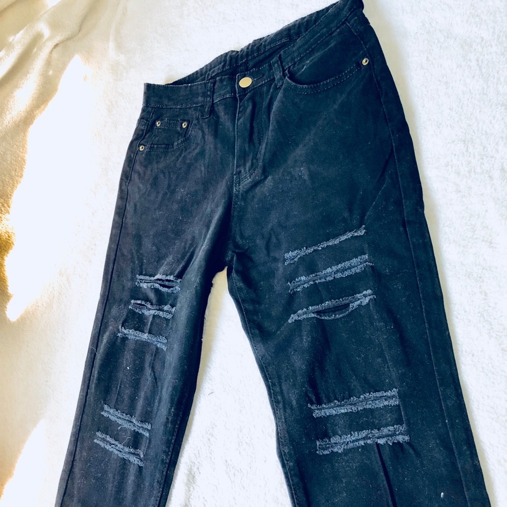 Black Ripped Jeans